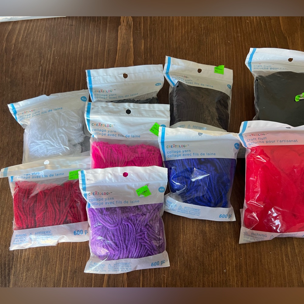 Creatology collage yard & craft fluff
